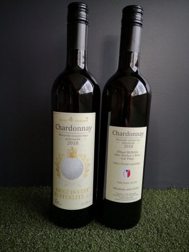 Golfové víno bílé - Chardonnay 2018